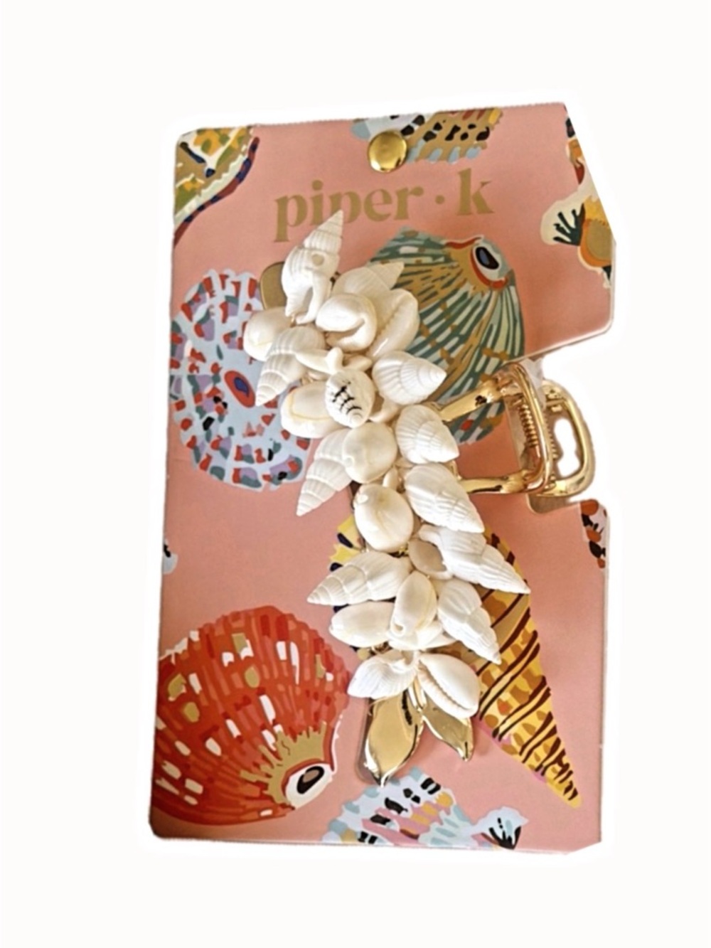 NWT ⚜️💖⚜️ Piper K Sea Shell Cluster Hair Claw Clip